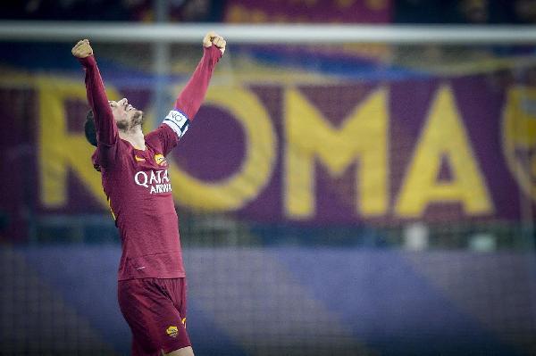 La gioia di Florenzi al triplice fischio ©LaPresse