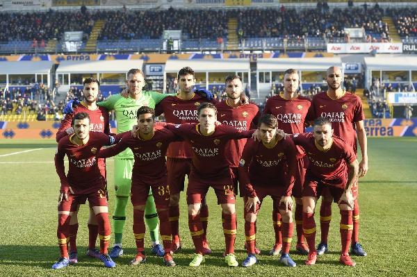 FOTO - Parma-Roma: la gioia di Florenzi al fischio finale ©LaPresse