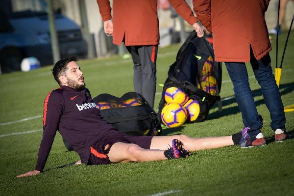 Manolas, al rientro in gruppo ©LaPresse
