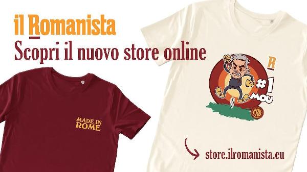 Il Romanista lancia il nuovo Store: scopri i nuovi prodotti e le nuove magliette