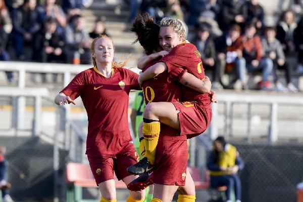 Giada Greggi esulta con Piemonte dopo il gol del definitivo 3-1 ©LaPresse