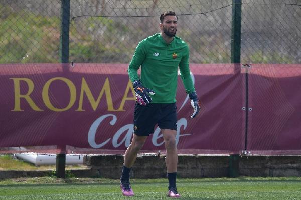 Rui Patricio si allena a Trigoria (AS Roma via Getty Images)