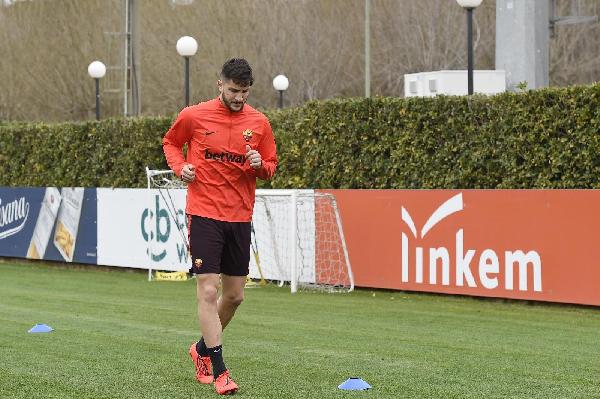 Kostas Manolas nell'allenamento differenziato ©LaPresse