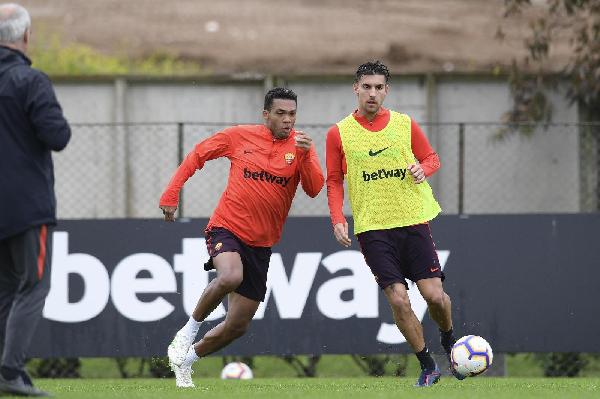 Jesus e Pellegrini in allenamento ©LaPresse