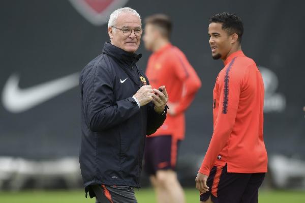 Ranieri in compagnia di Kluivert ©LaPresse