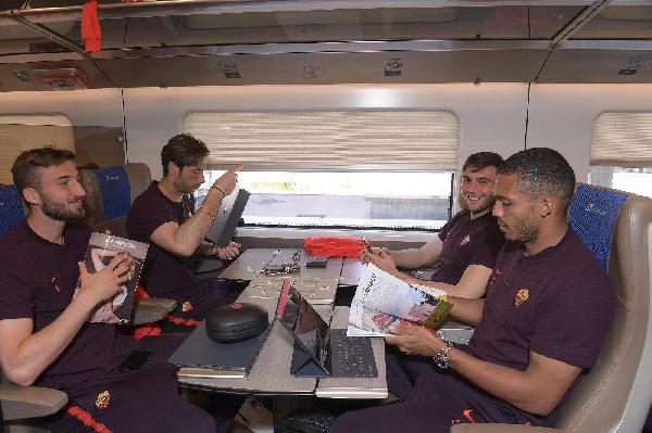Cristante, Mirante, Fuzato e Juan Jesus ©LaPresse
