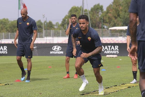 Lo scatto di Justin Kluivert ©LaPresse