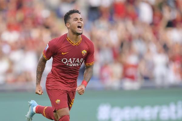 FOTO - La Roma ne fa quattro: le esultanze di Cristante, Dzeko, Mkhitaryan e Kluivert ©LaPresse