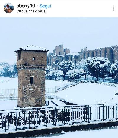 FOTO - Roma si sveglia sotto la neve: la gallery della nevicata del 2018 