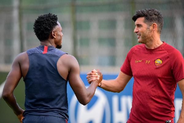 Fonseca e Diawara, al lavoro nel giorno del suo compleanno ©LaPresse