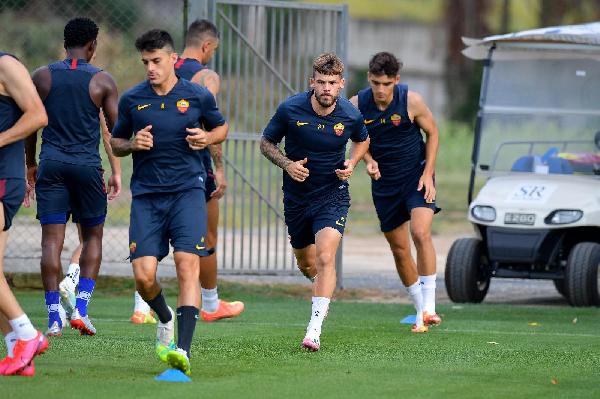 FOTO - L'allenamento a Trigoria: con Smalling in gruppo e la testa all'Inter ©LaPresse