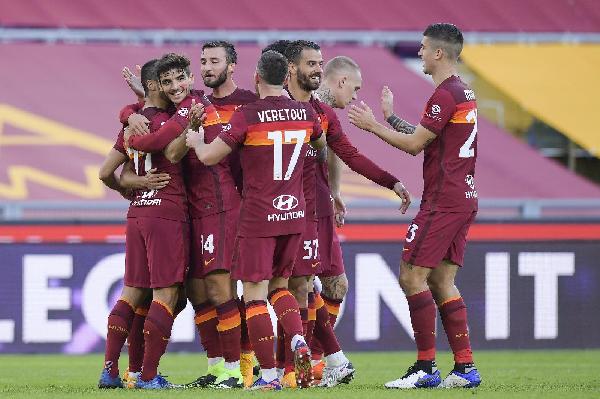 GALLERY - La Roma travolge il Parma: i gol e le esultanze ©LaPresse