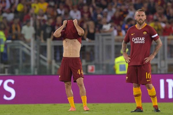 FOTO -  De Rossi non indossa la fascia della Lega: di nuovo a rischio multa ©LaPresse