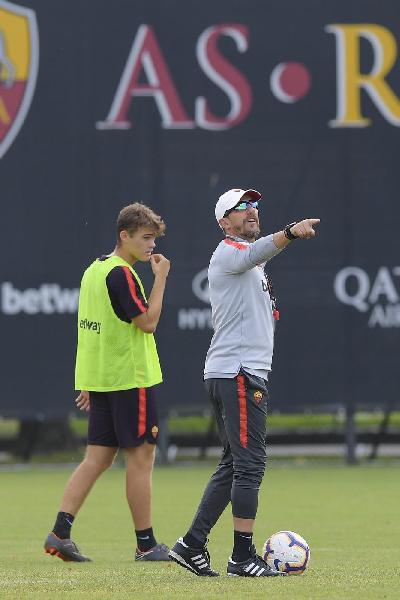 FOTO - Le migliori immagini dell'allenamento mattutino della Roma ©LaPresse