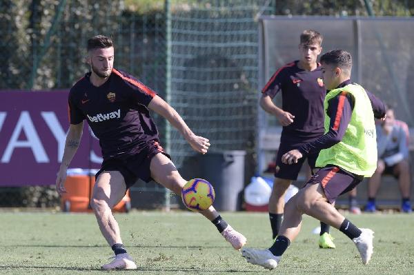 FOTO - Le parate di Olsen e la grinta di Cristante: la gallery dell'allenamento ©LaPresse
