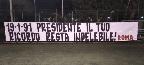 FOTO  - Striscione dei tifosi per Dino Viola: 