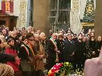 Ieri i funerali di Lando Fiorini: il lungo addio all'ultimo eroe della romanità