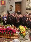 Ieri i funerali di Lando Fiorini: il lungo addio all'ultimo eroe della romanità