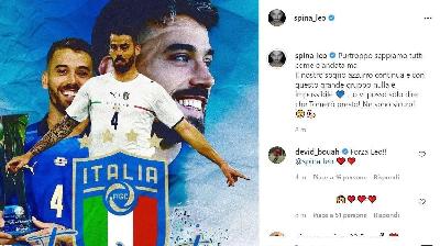 Il post Instagram di Leonardo Spinazzola
