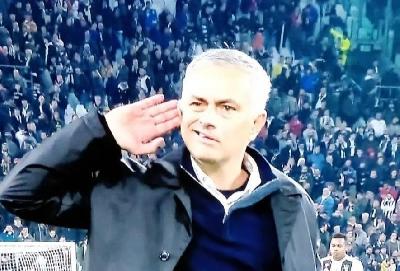 L'esultanza di Jose Mourinho