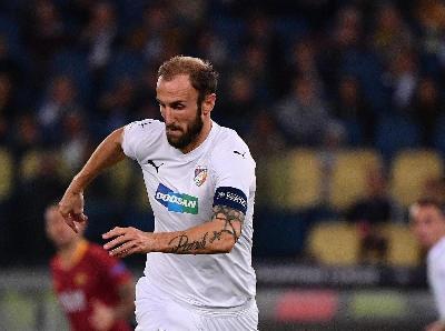 Hubnik nella sfida contro la Roma