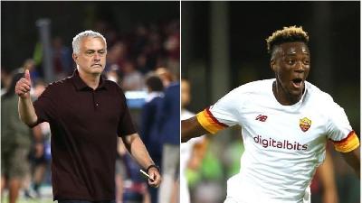 José Mourihno e Tammy Abraham