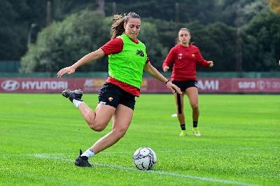 Corelli in allenamento al Giulio Onesti (As Roma via Getty Images)