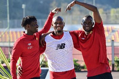 Darboe, Diawara e Ndiaye (AS Roma via Getty Images)