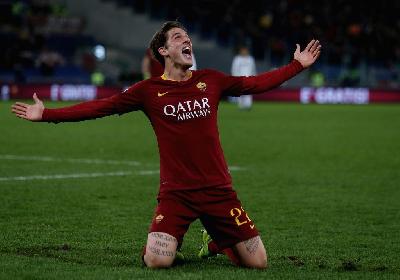Zaniolo in gol contro il Sassuolo (Getty Images)