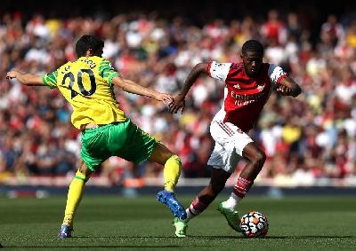 Maitland-Niles contro il Norwich (Getty Images)