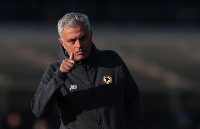 José Mourinho contro l'Atalanta (Getty Images)