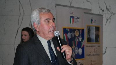 Il presidente del Coni Riccardo Viola