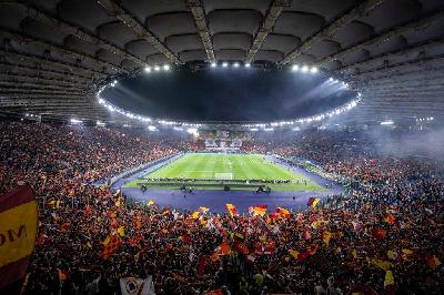L'Olimpico in occasione di Roma-Leicester (As Roma via Getty Images)