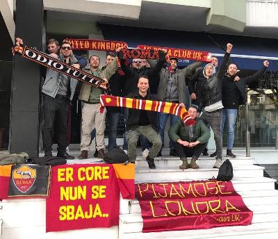 I ragazzi del Roma Club di Londra
