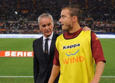 Ranieri e Brighi in Roma-Inter del 25 settembre 2010
