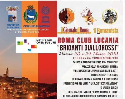 Il 23 e 24 marzo a Matera il 1° Raduno dei Roma Club AIRC
