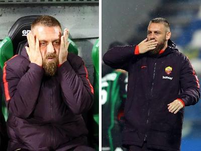 FOTO - L'ultima trasferta di De Rossi: l'emozione, i cori e i baci al settore FOTO - L'ultima trasferta di De Rossi: l'emozione, i cori e i baci al settore