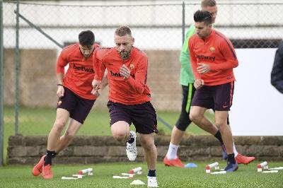Daniele De Rossi in allenamento