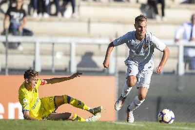 Riccardi in campo contro il Chievo a settembre al Tre Fontane