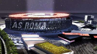 Lo stadio della Roma