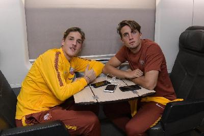 Nicolò Zaniolo e Luca Pellegrini