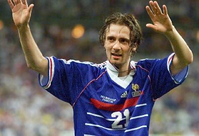 Christophe Dugarry attaccante della Francia campione del mondo nel 1998