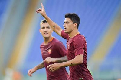 Perotti e Paredes con la Roma nella stagione 2016/2017