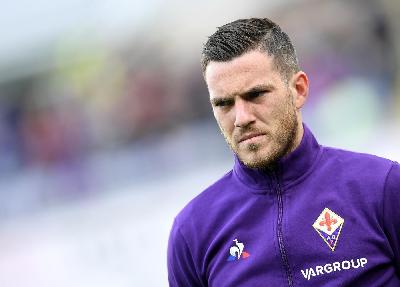 Jordan Veretout, il centrocampista è stato contestato dai tifosi della Fiorentina presenti al ritiro dI Moena