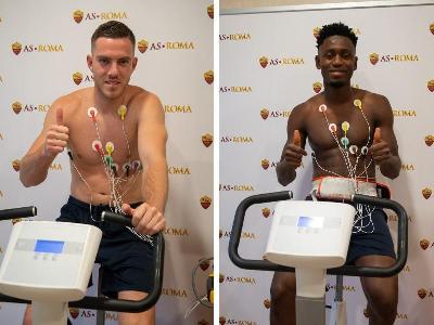 FOTO - Le visite mediche di Veretout e Diawara: FOTO - Le visite mediche di Veretout e Diawara: