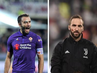German Pezzella e Gonzalo Higuain