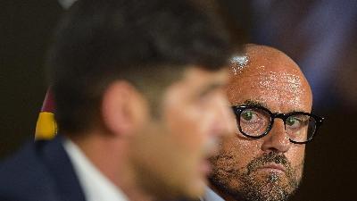 Petrachi durante la presentazione di Fonseca