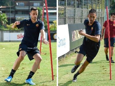 Nikola Kalinic e Chris Smalling