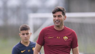 Paulo Fonseca in allenamento
