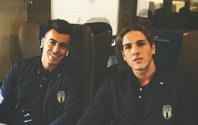 Stephan El Shaarawy e Nicolò Zaniolo in viaggio verso Roma